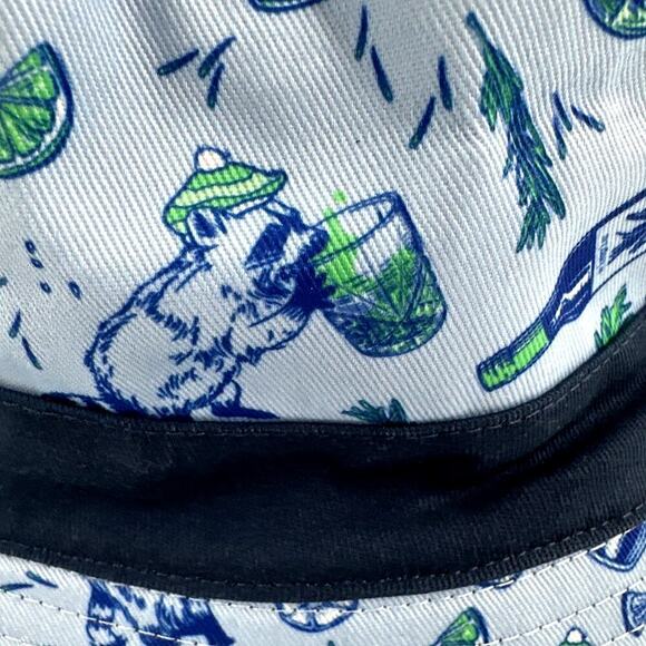 William Murray Light Blue Salty Raccoon Bucket Hat Size XL